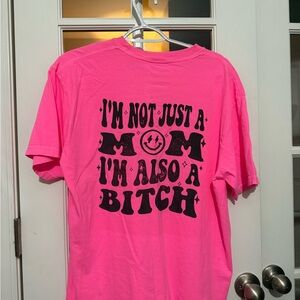 Comfort Colors Pink Graphic Tee - Short Sleeve